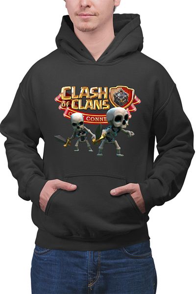 OEM Hanorac barbati Clash of Clans Skeletons Team Tank Sword Fighters Logo