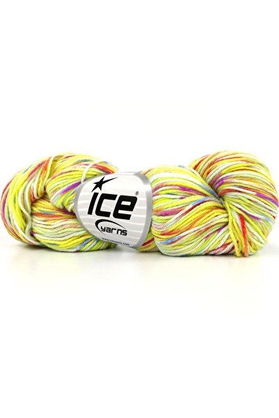 Ice yarns 3x100 جرام. كشمير مصبوغ يدويًا باللون الأخضر، الأزرق، الأحمر، البرت...