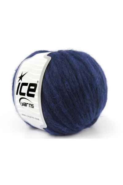 Ice yarns 4x50 جرام. خيوط بيبي ألباكا AIR باللون الأزرق الداكن، فاخرة، من صوف...