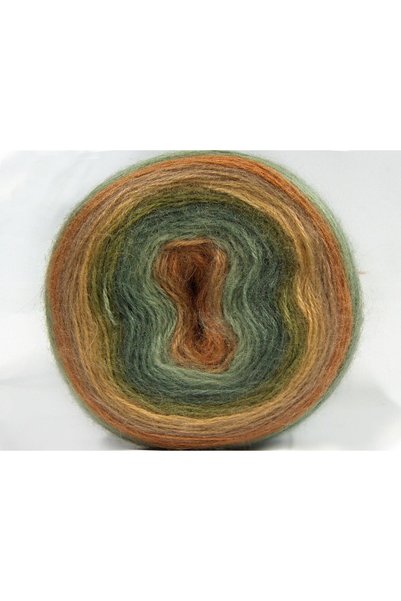 Ice yarns 2X150Gr. Cakes Mohair Mohair, Wool, Premium Acrylic Brown Tones, Green Tones Winter, Wool, Ti