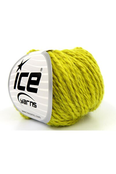 Ice yarns 8x50 جرام. صوف رويال وول أصفر شتوي، صوف، مغزول