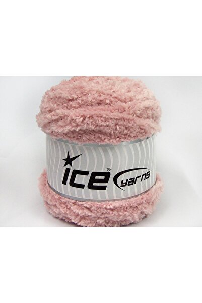Ice yarns 3x100 جرام. ألياف دقيقة من كيكز باندا، وردية اللون، ناعمة، مزودة بش...