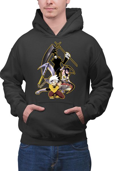 OEM Men's Hoodie Soul Eater Soul Shinigami Tsubaki Shounen Anime