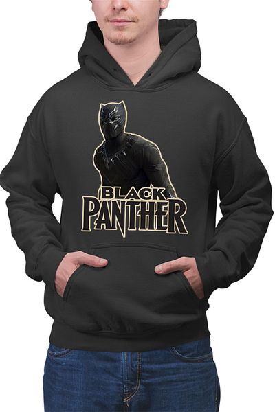 OEM Hanorac barbati Black Panther Logo Save World Hero Protect