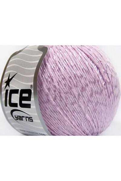 Ice yarns 4x100 جرام. فيسكوز صيفي، قطن مرسيريزد فيسكوز بلون أرجواني فاتح، خيو...