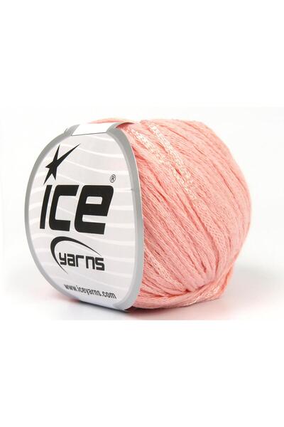 Ice yarns 6×50 جرام. فيسكوز صيفي، قطن فسكوز بلون السلمون الفاتح، خيوط صيفية، قطن