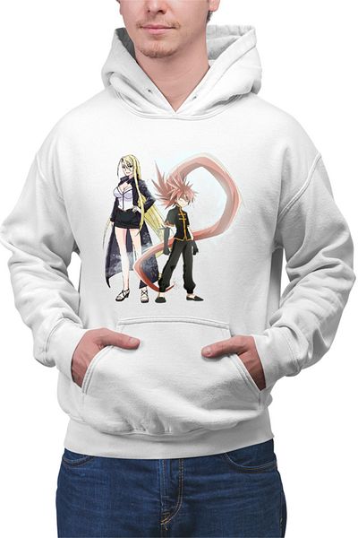 OEM Men's Hoodie UQ Holder Touta McDowell Super Power Cosplay Otaku