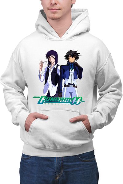 OEM Setsuna Erde Duo Sky Manga Men's Hoodie