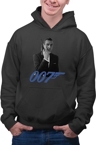 OEM Hanorac barbati James Bond 007 Logo Vintage Old Movie Alpha