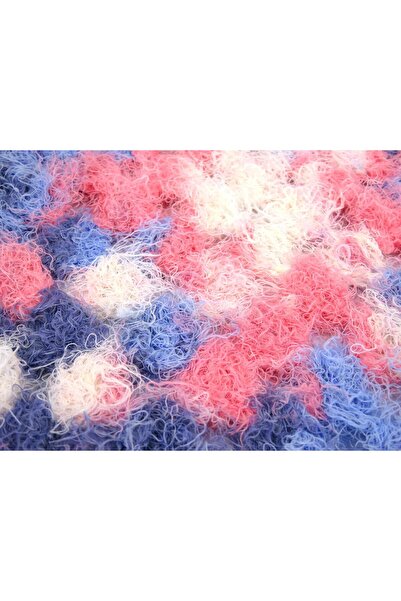 Ice yarns 8x50 جرام. صوف مارس، فيسكوز أزرق، درجات السلمون، ناعم، مزغب، شتوي، ...