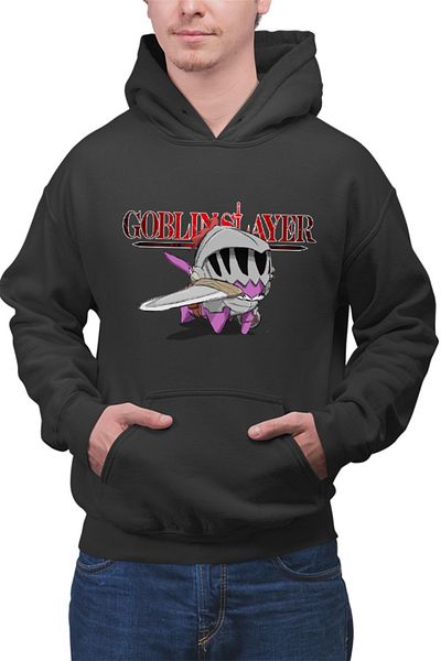 OEM Men's Hoodie Goblin Slayer Chibi Small Angry Otaku Baby Manga