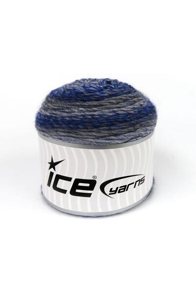 Ice yarns (3 قطع 100 جرام) CAKES MELANGE صوف، أكريليك 3 عبوات باللون الأزرق