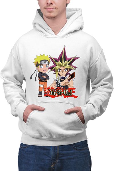 OEM Men's hoodie Yu Gi Oh Mutou Naruto Shippuden Boruto Kage