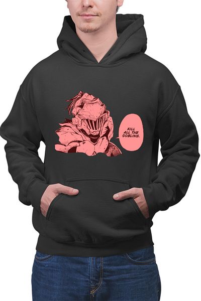 OEM Men's Hoodie Goblin Slayer Kill Force Gore Anime Otaku Costume Armor