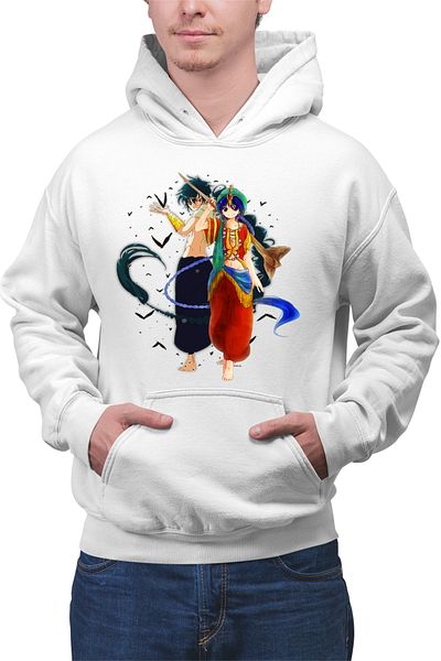 OEM Men's Hoodie Magi The Labyrinth of Magic Aladin Anime Kage