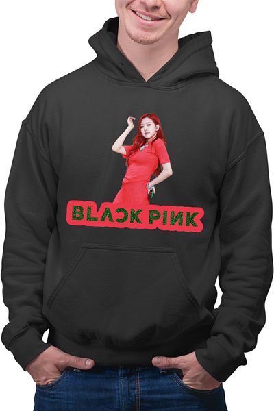 OEM Men's hoodie Blackpink Rose Beauty Korea Concert Album