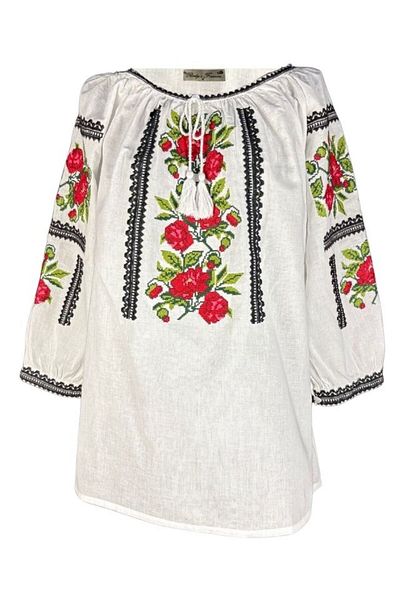 rody's forever Women's blouse type ie 257 white/pink, size XL