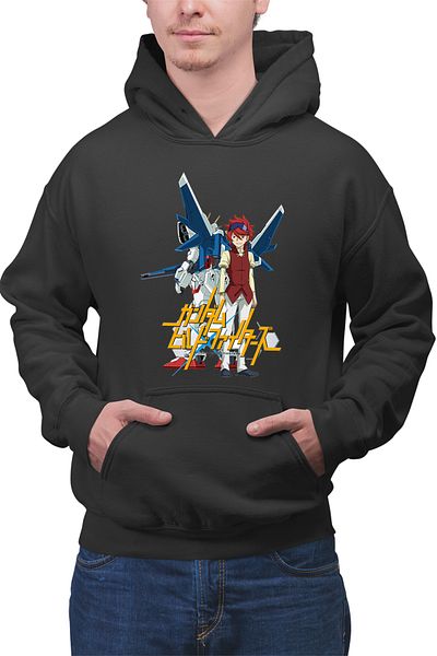 OEM Men's and women's Build Fighters Reiji Robot hoodie