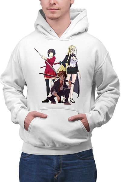 OEM Men's Hoodie UQ Holder Touta McDowell Orta Katana Sci-fi Anime School