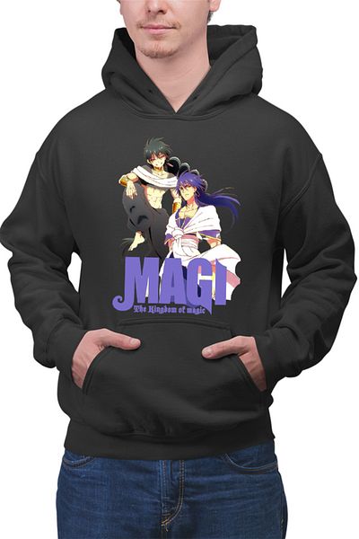 OEM Men's Hoodie Magi The Labyrinth of Magic Gang Judar Sinbad Anime Style