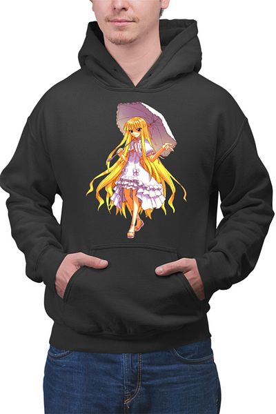 OEM Men's Hoodie UQ Holder McDowell Cute Anime Girl Action Blonde