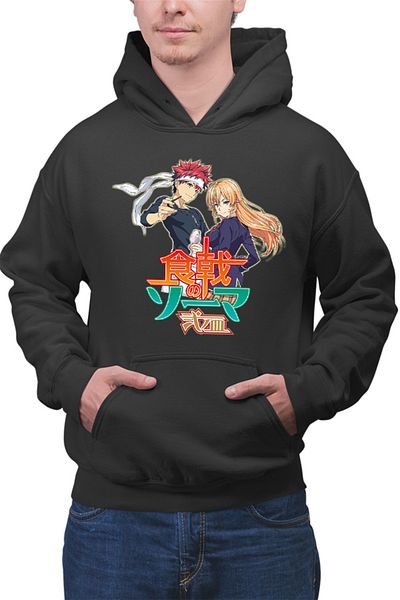 OEM Men's Hoodie Food Wars Souma Erina Cookers Anime Shounen