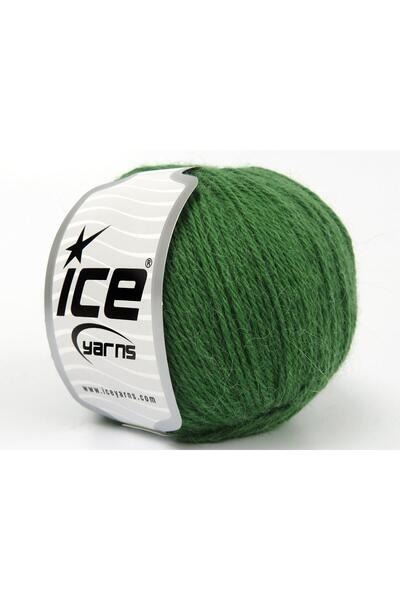 Ice yarns 4x50 جرام. بيبي ألباكا، صوف الألبكة الأخضر الفاخر، الألبكة، صوف الم...