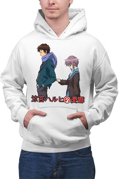OEM Hanorac barbati Haruhi Suzumiya Kyon Yuki School Tanigawa Nagaru
