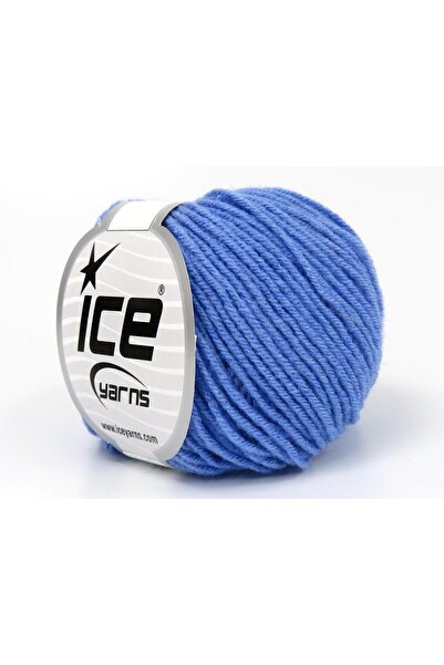 Ice yarns 8x50 جرام. خيوط ناعمة من الأكريليك، صوف أزرق شتوي، صوف، أكريليك