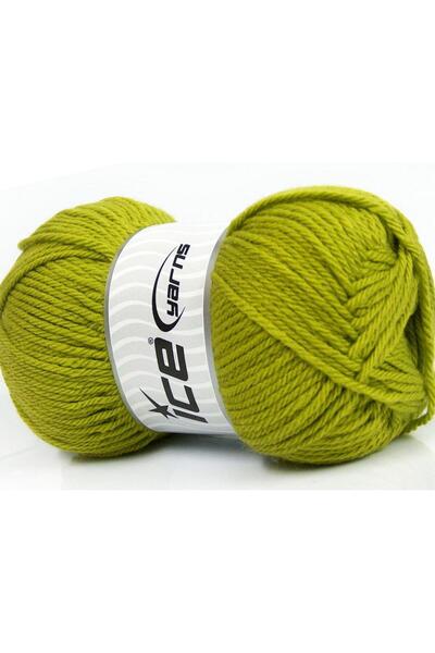 Ice yarns 4X100Gr. Softly Baby Acrylic Green Winter, Baby, Solid Yarns