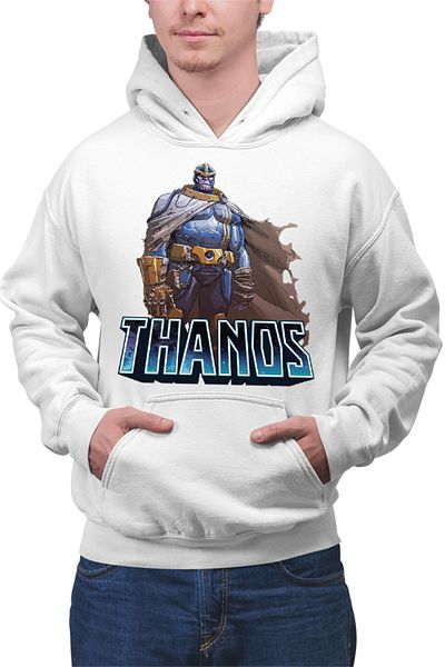 OEM Men's Hoodie Thanos Cape Supervillian Bad Marvel Dessert