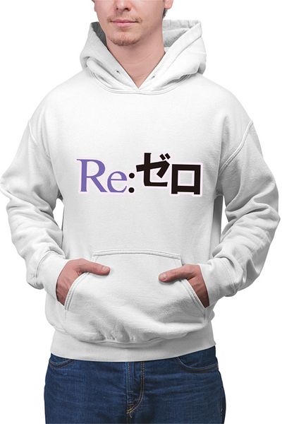 OEM Men's Hoodie Re Zero Logo Fantasy Drama Isekai Fortnite