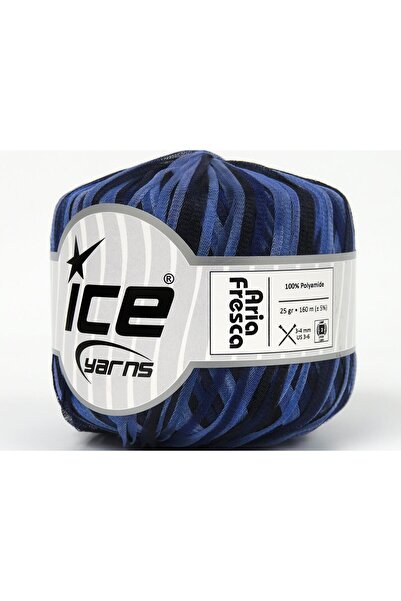 Ice yarns 6×25 جرام. أريا فريسكا أرجواني، ألوان زرقاء، خيوط صيفية، سلسلة
