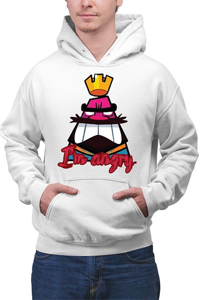 OEM Hanorac barbati Clash Royale Angry King Multiplayer Copy Strategy