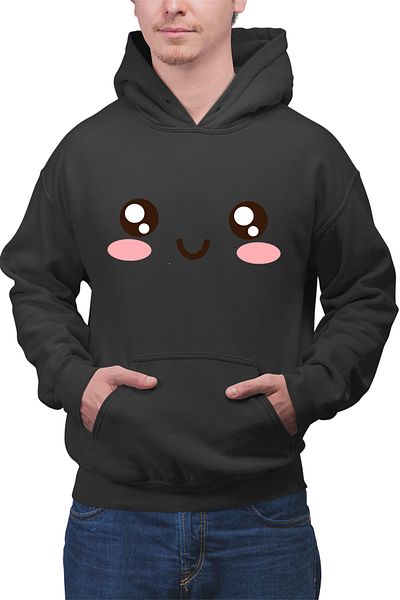 OEM Men's Hoodie Roblox Anime Smiley Face Cute