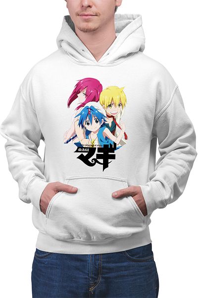 OEM Hanorac barbati Magi The Labyrinth of Magic Wonder Red Hair Sad