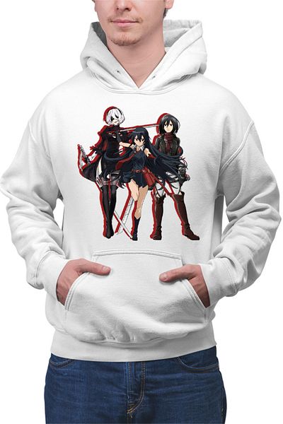 OEM Men's Hoodie Akame ga Kill Nier Automata Mikasa Attack on Titan Sword Users