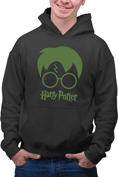 OEM Hanorac barbati Harry Potter Logo Hair Style Glasses