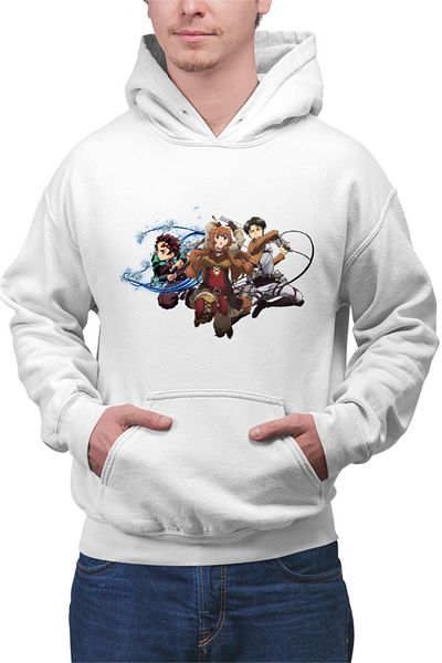OEM Hanorac barbati Rising of the Shield Hero Tanjirou Kimetsu no Yaiba Levi Attack on Titan
