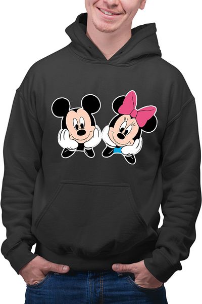 OEM Men's sweatshirt Mickey Mouse Minnie Couple Love Cute