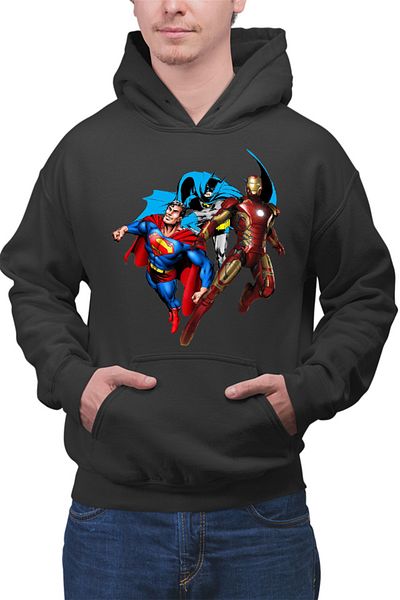 OEM Men's Hoodie Ironman Technology Batman Superman DC Superhero