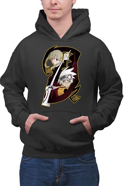OEM Men's Hoodie Soul Eater Soul Maka Scythe Anime Manga