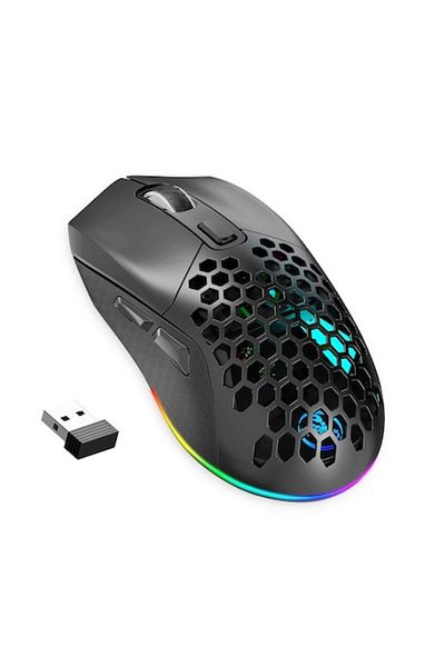 O.L by ODISSEY LIFE Mouse Wireless Home & Office, ODISSEY LIFE®, 4800 Dpi, Reincarcabil, Iluminare RGB