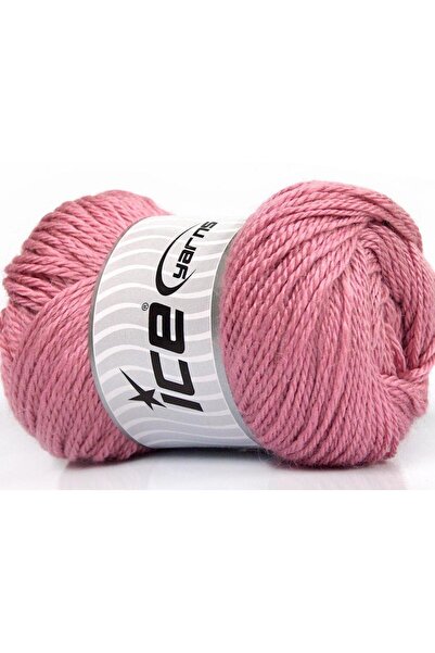 Ice yarns 4x100 جرام. صوف نورسك، ألباكا وردي فاخر، ألباكا، شتوي، صوف