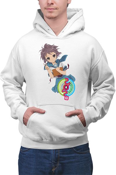 OEM Men's hoodie Haruhi Suzumiya Yuki SOS Manga Comedy Marvel