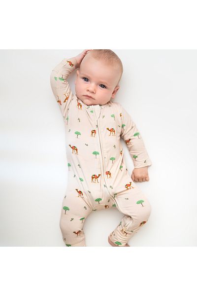 Hushabye Zippered Bamboo Sleepsuit for Baby and Toddler