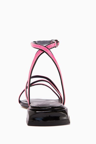 Limoya Sandale de damă Nasima Fuchsia cu curele la gleznă