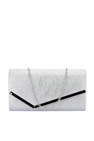 SOFILINE Silver glitter envelope BCK-1108 01