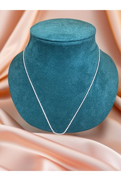 Maskara Wear kadın çelik lacivert,pembe,gold renkli ince küplü su yolu kolye