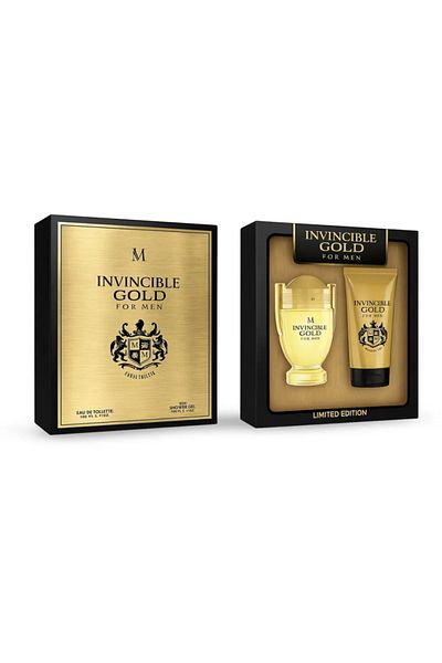 Magrot Men's gift set Invincible Gold perfume and shower gel
